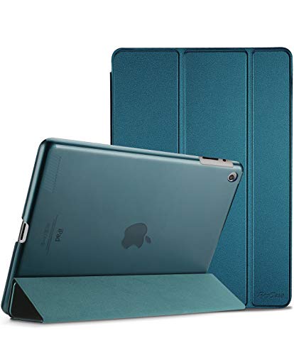 Product Cover Procase iPad 2 3 4 Case (Old Model) - Ultra Slim Lightweight Stand Case with Translucent Frosted Back Smart Cover for Apple iPad 2/iPad 3 /iPad 4 -Teal