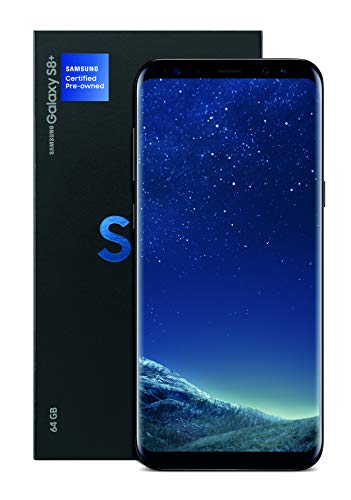 Product Cover Samsung Galaxy S8+ Certified Pre-Owned Factory Unlocked Phone - 6.2Inch Screen - 64GB - Midnight Black (U.S. Warranty) (Renewed)