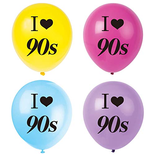 Product Cover MAGJUCHE I Love 90s Balloons, 16pcs 1990s Throwback Themed Party Decorations, Supplies
