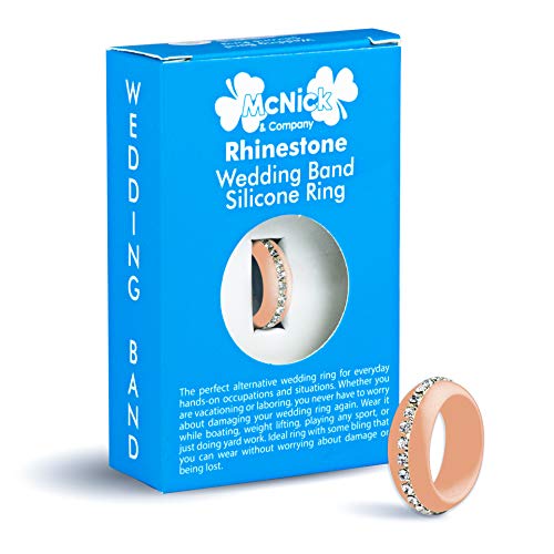 Product Cover MCNICK & COMPANY Silicone Wedding Ring (Rose Gold, 8)