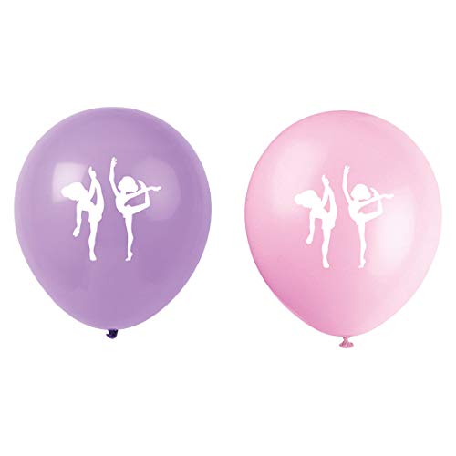 Product Cover MAGJUCHE Gymnastics Party Balloons, 16pcs Girl Kids Birthday Party Decorations, Party Supplies