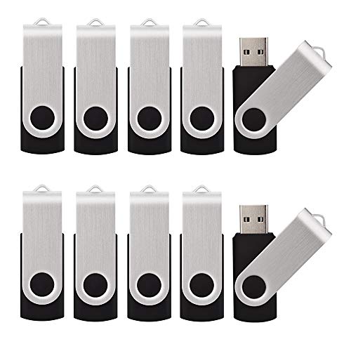Product Cover KALSAN 50 Pack 16GB USB Flah Drives Pack USB 2.0 16GB Flash Drive 50 Pack USB Memory Stick-Black