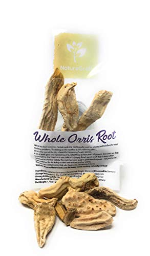 Product Cover Whole Orris Root - Orris Root Contains Essential Oils, Flavonoids And Is Used In Perfumes - Net Weight: 1.76oz / 50g
