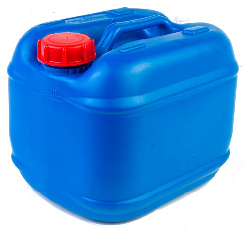 Product Cover Hudson Exchange 2.5 Gallon (10 Liter) Handled Container with Cap, HDPE, Blue