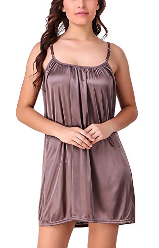 Product Cover Xs and Os Women Satin Camisole Babydoll Nightwear Lingerie