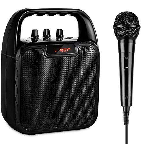 Product Cover ARCHEER Portable PA Speaker System, bluetooth Speaker with Microphone, Karaoke Machine Voice Amplifier Handheld Mic Perfect for Party,Karaoke and other Outdoors and Indoors Activities