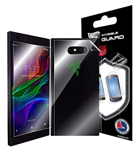 Product Cover IPG for Razer Phone 2 Full Body Protector Invisible Touch Screen Sensitive Ultra HD Clear Film Anti Scratch Skin Guard - Smooth/Self-Healing/Bubble -Free Screen & Back by IPG