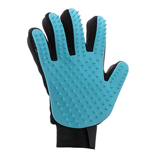 Product Cover Groomist Grooming Glove, Pet Brush Gloves for Dogs and Cats | One Size Fits All Pet Grooming Glove with Soft Rubber Pins
