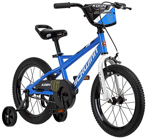 Product Cover Schwinn Koen Boys Bike for Toddlers and Kids, 16-Inch Wheels, Blue