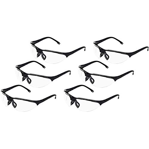 Product Cover AmazonBasics Anti-Fog Shooting Safety Glasses Eye Protection, Clear Lens, 6-Count