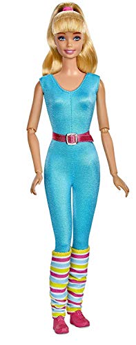 Product Cover  Disney Pixar Toy Story 4 Barbie Doll, Blonde, 11.5-Inch, Wearing Workout Gear and Leg Warmers, Makes A Great Gift for 6 Year-Olds and Up