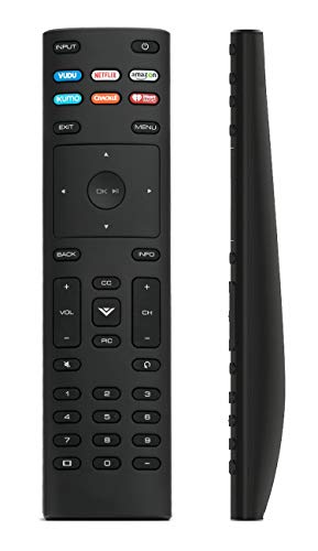 Product Cover AULCMEET Replacement Remote Control Compatible with VIZIO TV XRT136 D32h-F4 D43fx-F4 D65x-G4 PQ65-F1 D55x-G1 D32h-F0 D43-F1 D50-F1 D55-F2 D60-F3 D65-F1 D70-F3 D24h-G9 D40f-G9 D50x-G9 V505-G9 D24f-F1