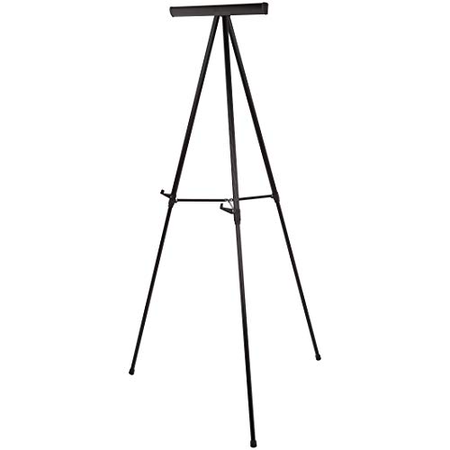 Product Cover AmazonBasics Heavy Duty Presentation Display Stand Easel, Adjustable Height Telescope Tripod