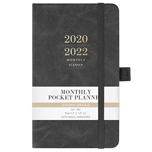Product Cover 2020-2022 Monthly Pocket Planner - Three Year Pocket Monthly Calendar, 6.3