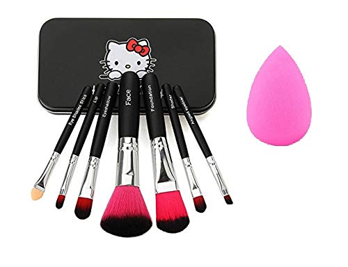 Product Cover MISS & MAM Hilary Rhoda Makeup Brush Set of 7 with Storage Box with Sponge Puff (Colour May Vary)
