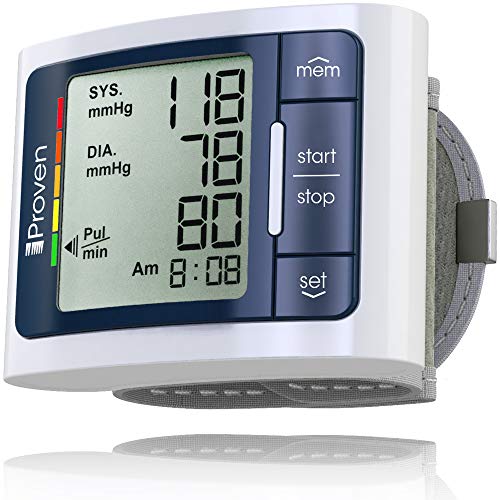 Product Cover iProvèn Wrist Blood Pressure Monitor Watch - Digital Home Blood Pressure Meter - Manual Blood Pressure Cuff - Clinically Accurate & Fast Reading - BPM-337 by iProvèn, Grey