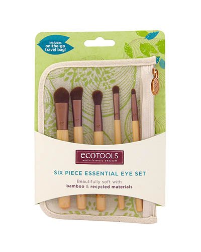 Product Cover Authentic Organic Natural EcoTools BAMBOO Starter Makeup Brush Set Eco Tools Make up (6 Piece Eye Set)