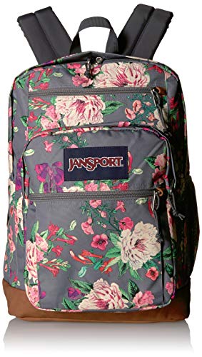 Product Cover JANSPORT Cool Student 15-inch Laptop Backpack - School Bag, Grey Bouquet