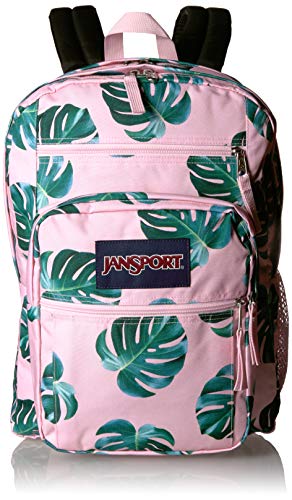 Product Cover JANSPORT Big Student Backpack - 15-inch Laptop School Pack, Monstera Leaves
