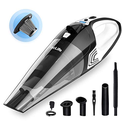 Product Cover VacLife Handheld Vacuum, Hand Vacuum Cordless with High Power, Mini Vacuum Cleaner Handheld powered by Li-ion Battery Rechargeable Quick Charge Tech, for Home and Car Cleaning, Wet & Dry