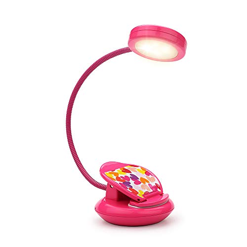 Product Cover Cute Rechargeable 4 LED Eye-Care Book Light, Clip on Reading Lights for Reading in Bed at Night, 3 Levels, 1.8oz Super Light Weight, Up to 40 Hours Reading.Perfect Gift for Bookworms and Kid