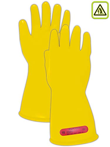 Product Cover Magid Glove & Safety M-0-11-Y-9 Magid Class 0 Electrical Gloves, Capacity, Volume, Rubber, 9, Yellow