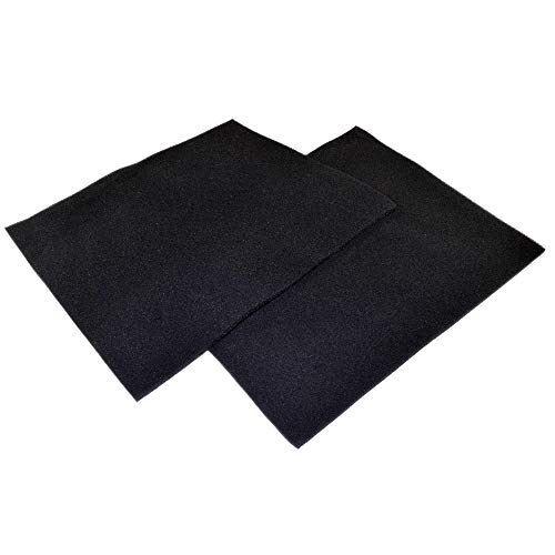 Product Cover HQRP 2-Pack Activated Carbon Filter Compatible with Vornado MD1-0023 Replacement fits AC300, AC350, AC500, AC550 Models Plus Coaster