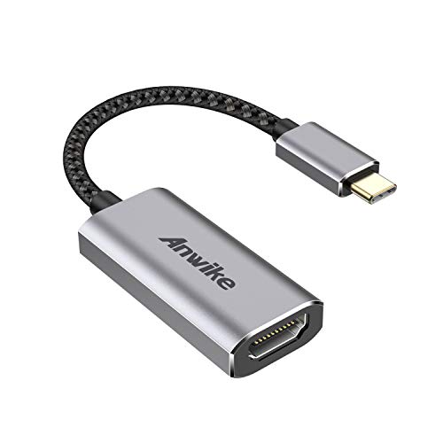Product Cover USB C to HDMI Adapter[4K@60Hz],ANWIKE USB Type C to HDMI Adapter [Thunderbolt 3] [DP Alt-Mode] Compatible for MacBook Pro 2018/2017, MacBook Air/iPad Pro 2018, Samsung S10, and More