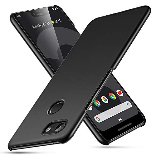 Product Cover ESR Appro Case Compatible for The Google Pixel 3 XL, Slim Black Shock Absorption Hard Cover Case [Utra-Thin and High Protection] Compatible with The Google Pixel 3 XL, Black