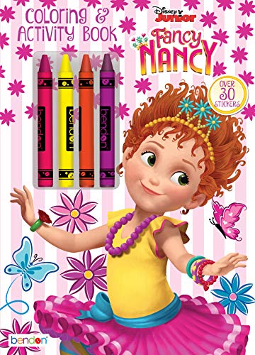 Product Cover Fancy Nancy Bendon 13939 Coloring and Activity Book with Crayons