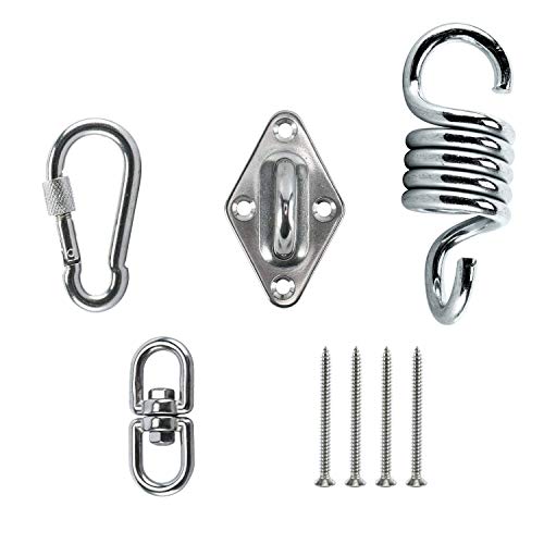 Product Cover YaeTek Hammock Hook Swing Chair Spring Kit Stainless Steel Hanging Seat Accessories for Ceiling/Indoor/Outdoor