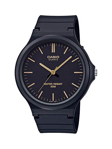 Product Cover Casio Classic Quartz Watch with Resin Strap, Black, 21.45 (Model: MW-240-1E2VCF)