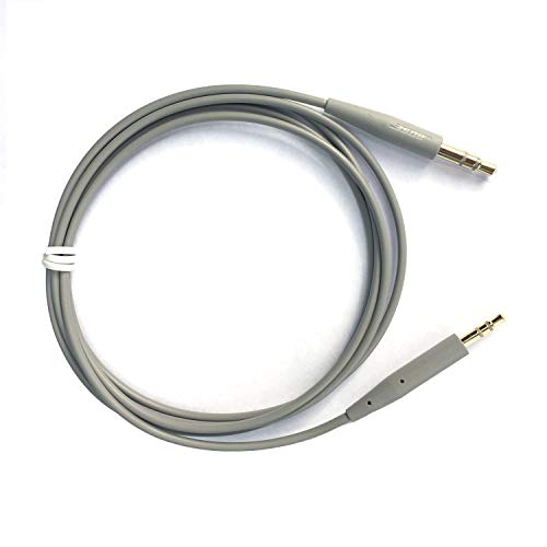 Product Cover Bose 3.5mm to 2.5mm Stereo Cable for QuietComfort 3, 25, and 35 Noise Cancelling Headphones Replacement Cable bose soundtrue Replacement Cable bose Headphones (Silver)