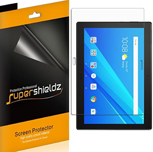 Product Cover Supershieldz (3 Pack) for Lenovo (Tab 4 10 Plus) 10.1 inch Screen Protector, 0.23mm, High Definition Clear Shield (PET)