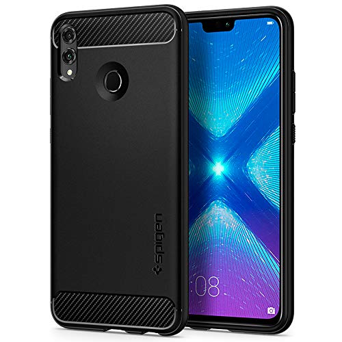 Product Cover Spigen Rugged Armor Designed for Huawei Honor 8X / View 10 Lite Case (2018) - Matte Black