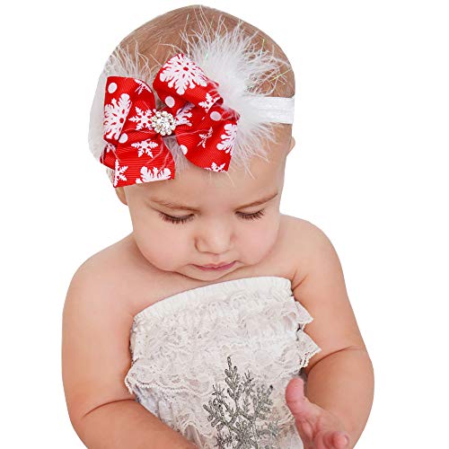 Product Cover Morlipt Baby Headbands, Girl's Hairbands for Newborn,Toddler and Children cute style, Red, Medium