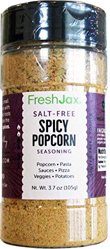 Product Cover FreshJax Premium Gourmet Spice Blends (Spicy Popcorn Seasoning - Salt Free)