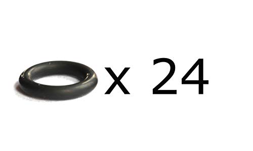 Product Cover 24 ea 1911 Grip Screw O-Rings for Colt and Clones | Prevent Screws from Loosening | Will Not Make Screws Stand Proud of Grips | NBR Rubber O-Rings