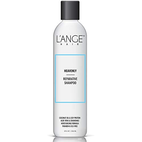 Product Cover L'ange Hair HEAVENLY Reparative Shampoo - Paraben Free & SLS Free Repairing and Moisturizing Shampoo for Women & Men, Natural Hydrating Shampoo with Aloe Vera, Chamomile, Coconut Oil, 8 oz, MSRP $20