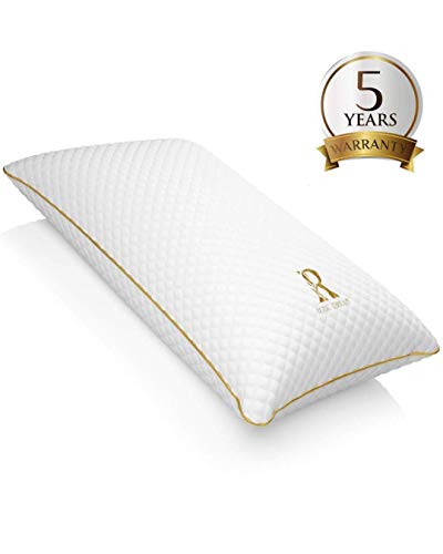 Product Cover ROYAL THERAPY Memory Foam Pillow,Bamboo-Adjustable Shredded Odor-Free Pillow for Neck & Shoulder Pain Relief, Support for Back, Stomach, Side Sleepers, Orthopedic Contour Pillow, CertiPUR-US certified