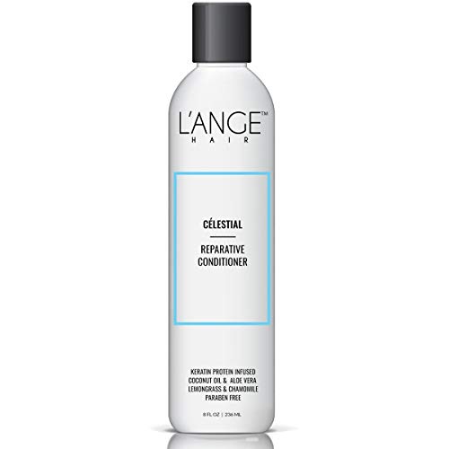 Product Cover L'ange Hair CÉLESTIAL Reparative Hair Conditioner, Paraben Free & SLS Free Repairing and Moisturizing Conditioner, Leave In Conditioner With Rosehip, Lemongrass, Chamomile, Coconut Oil, 8 OZ, MSRP $21
