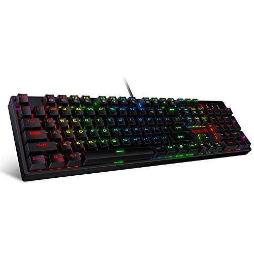 Product Cover Redragon K582 SURARA RGB LED Backlit Mechanical Gaming Keyboard with104 Keys-Linear and Quiet-Red Switches
