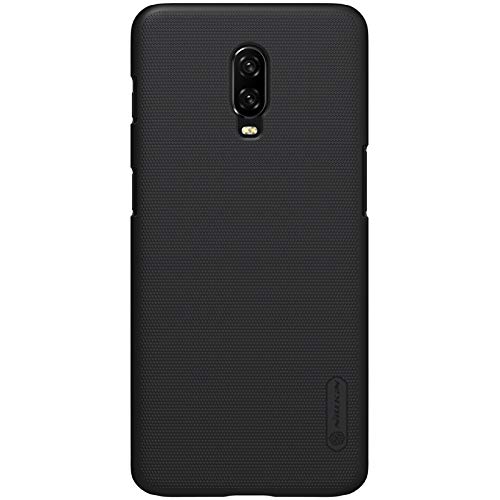 Product Cover OnePlus 6T Case,Nillkin 3D Super Frosted Shield Matte Back Cover Ultra Thin Phone Shell for One Plus 6T 1+ 6T (Black)