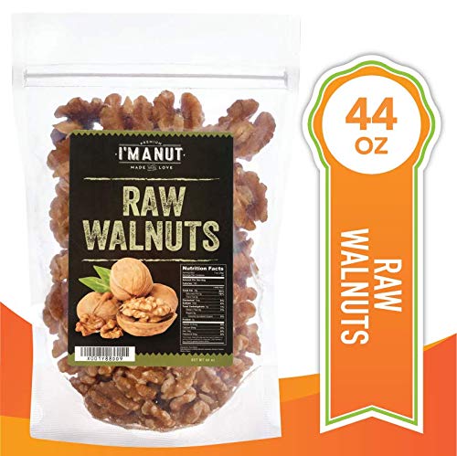 Product Cover Raw Walnuts (2.75 Pounds) Compares to Organic, Halves and Pieces,100% Natural,NO PPO, No Preservatives, Non-GMO, Shelled,