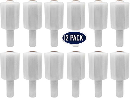 Product Cover 12 Pack Industrial Strength Mini Hand Stretch Wrap 5