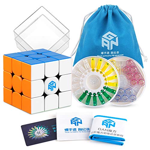 Product Cover Coogam GAN 356 X Speed Cube 3x3 Stickerless Gans 356X Magnetic Puzzle Cube Gan356 X 3x3x3 M (IPG V5 Version)