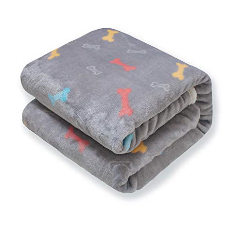 Product Cover furrybaby Premium Fluffy Fleece Dog Blanket, Soft and Warm Pet Throw for Dogs & Cats (Small (2432