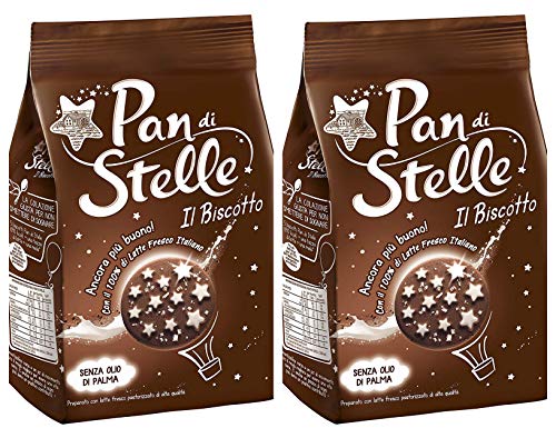 Product Cover Pan di Stelle Mulino Bianco Biscuit with Cocoa , Hazelnuts 12.3 oz (350g) From Italy Pack of 2
