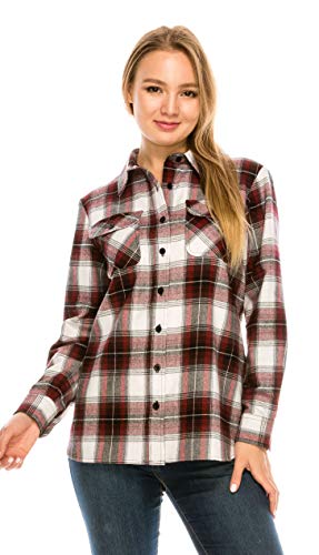 Product Cover YAGO Women's Classic Standard Fit Outdoor Flannel Shirt