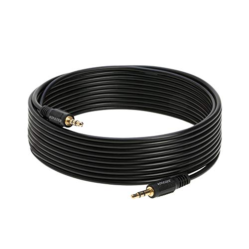 Product Cover 3.5mm to 3.5mm Male Audio Stereo Cable - 3ft, 6ft, 12ft, 25ft, 50ft, 100ft (12FT)